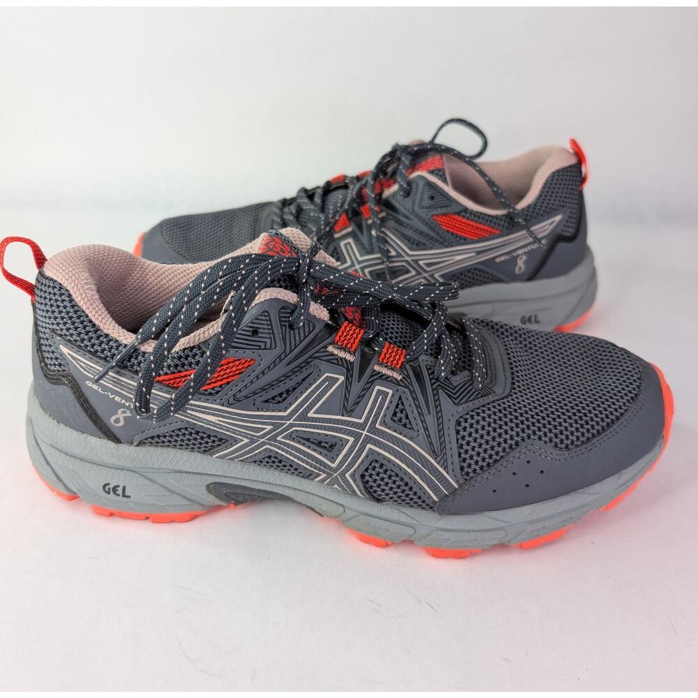 Asics Gel Venture 8 Athletic Sneakers Lace Up Shoes Carrier Grey Women’s 9M